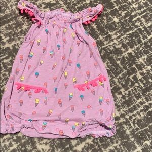 Ice cream cone snap onesie 12 m